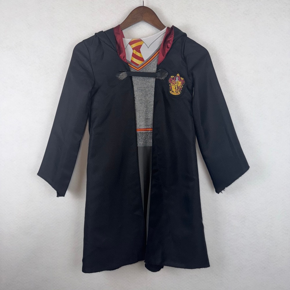 Harry Potter Gryffindor Robe Kids Size M L Black Costume Hogwarts Cosplay Lion